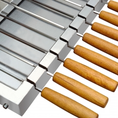 4-in-1 Camping Barbecue Grill | Grill + Griddle + Smoker + Fire Pit, All-in-One Outdoor Cookware