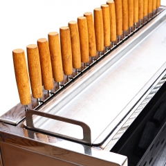 4-in-1 Camping Barbecue Grill | Grill + Griddle + Smoker + Fire Pit, All-in-One Outdoor Cookware