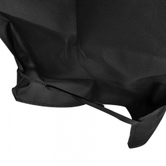 Outdoor and indoor dust-proof and windproof black barbecue grill cover