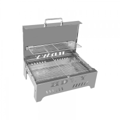 Stainless steel portable outdoor camping foldable barbecue grill