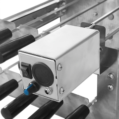 Outdoor camping portable electric stainless steel double-layer Cyprus BBQ grill