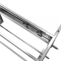 Outdoor camping portable electric stainless steel double-layer Cyprus BBQ grill