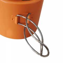 Multi functional portable 2-in-1 camping stove and heater.