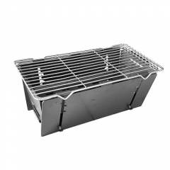 Outdoor camping portable, foldable, easy to clean charcoal grill