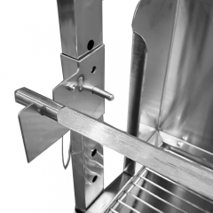 Outdoor barbecue stainless steel commercial electric rotisserie grill